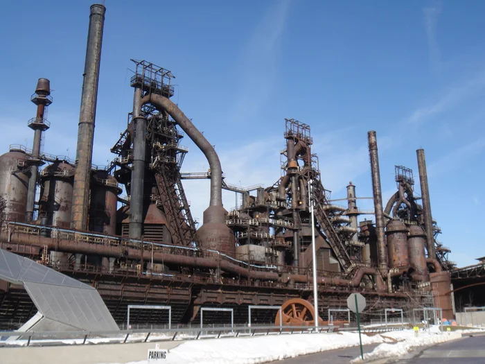 Закрытый металлургический завод компании Bethlehem Steel в городе Бетлехем (Пенсильвания)